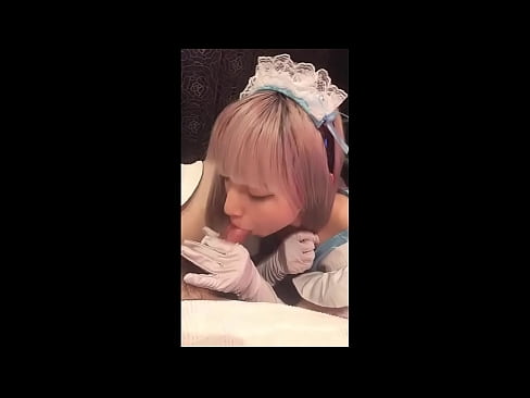 ❤️ Japanski idol [mayuka], kostim francuske sobarice, 1. dio, pušenje i drkanje losionom Porno kod nas
